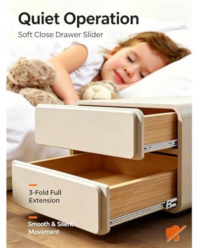 Gobrico 16 inch Drawer Slides 1 Pair，Soft Close Drawer - Image 3
