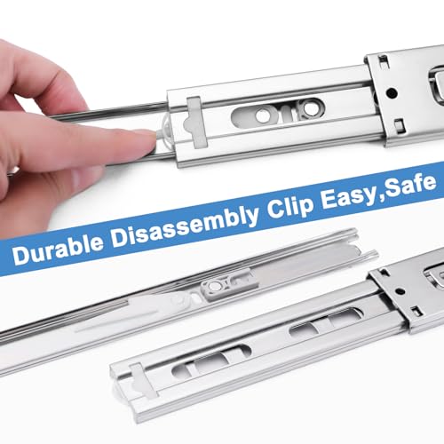 Soft Close Drawer Slides 14 Inch, 6 Pairs – Full Extension 100LB - Image 4