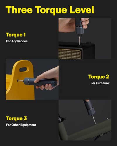 HOTO 12-in-1 Electric Screwdriver Rechargeable, Cordless | Hand Tools - Image 4