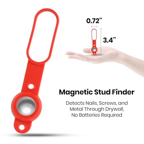 2 Pack Magnetic Stud Finder - 27 lbs of Pull Power Stud | Home Repair - Image 3