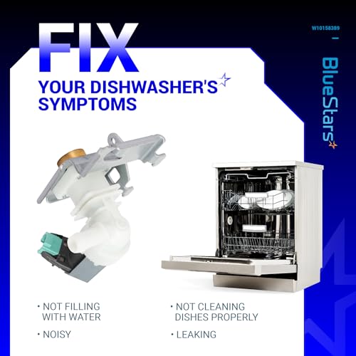BlueStars W10158389 Dishwasher Water Inlet Valve Replacement - Image 4
