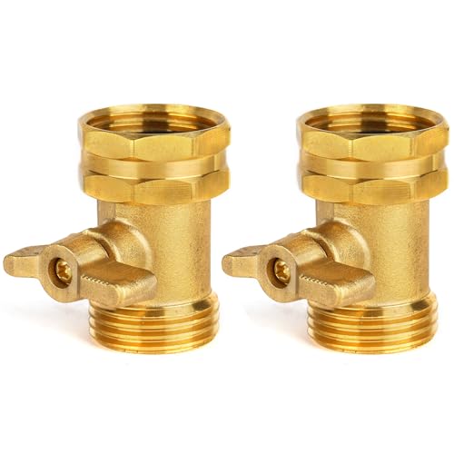 2 Pack Garden Hose Shut Off Valve - Extended Handle - Image 5