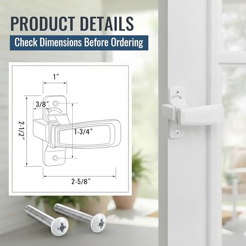 Screen Door Latch Replacement Kit, for Non-spring Loaded Strike - Image 3