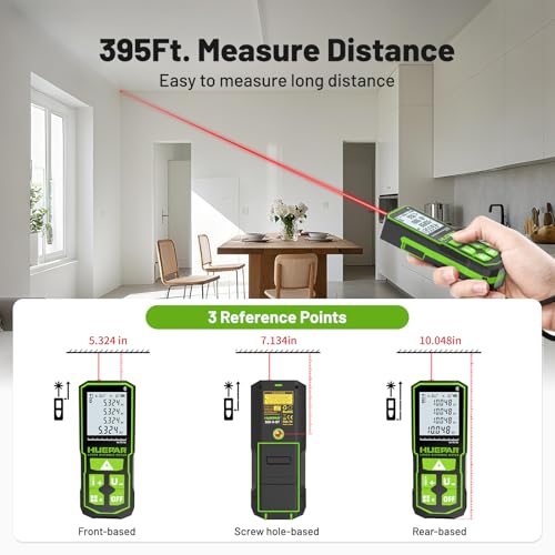 395FT Bluetooth Laser Measuring Tool with Angle Sensor - Image 6