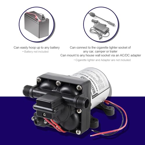 RV Water Pump 12 Volt DC 3.0GPM 55PSI Replacement | Kitchen Essentials - Image 6