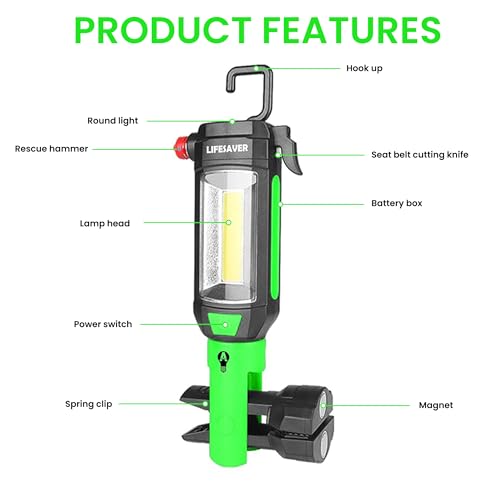9-in-1 Emergency Auto Tool with LED Flashlight | | Tools & Home Repair - Image 5