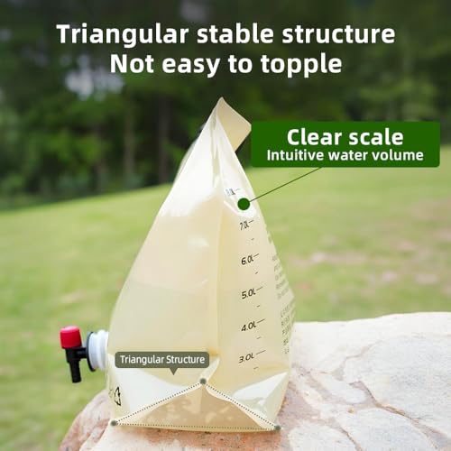 Collapsible Water Container Bag with Spigot Outdoor Water - Image 7