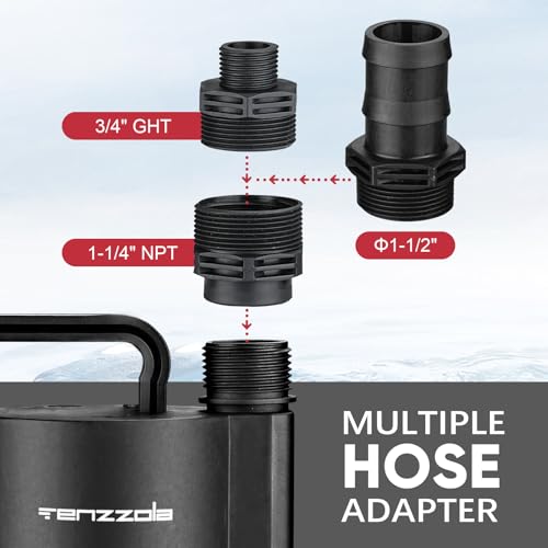Sump Pump Submersible Utility Water Pump Thermoplastic - Image 6