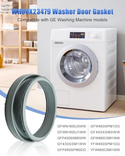 Washer Door Boot Seal Gasket Compatible with GE WH08X23479 - Image 4