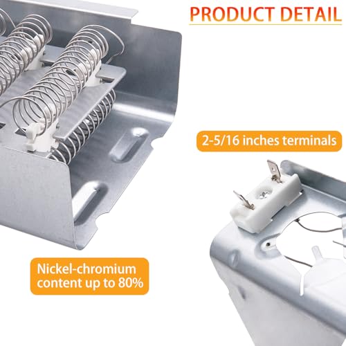 MED6200KW0 MEDB755DW2 MEDB766FW0 Dryer Heating Element Kit - Image 6