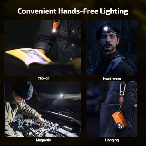 OLIGHT Oclip Pro Rechargeable EDC Clip-on Flashlight, Orange - Image 6