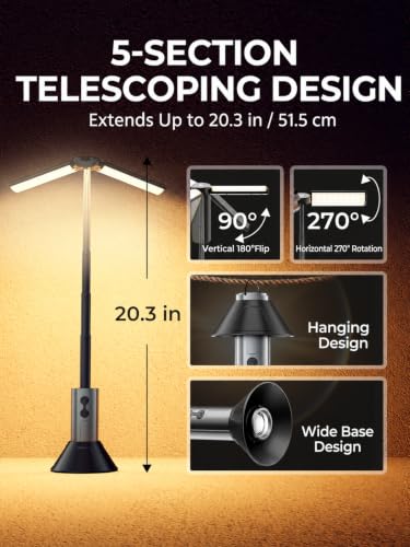 Rechargeable Lantern for Power Outages, 4500mAh | Travel Essentials - Image 4