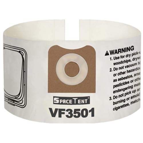 6 Pack VF3501 Replacement for Rigid Shop Vac Bags 4 Gallon Size C - Image 2