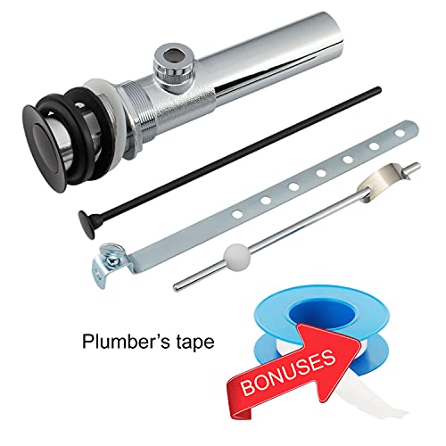 Sink Pop-Up Drain Stopper Assembly with Lift Rod | Bathroom Essentials - Image 3