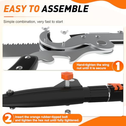 Upgraded Tree Trimmer, 26FT Heavy-Duty Pole Saw | Power Tool Accessori - Image 7
