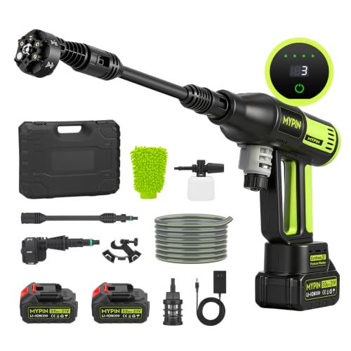 LCD Display Portable Cordless 725 PSI Pressure Washer - Image 2