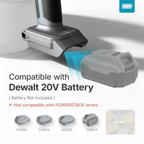 Tilswall Cordless Paint Sprayer Shark700, Fits Dewalt 20V - Image 7