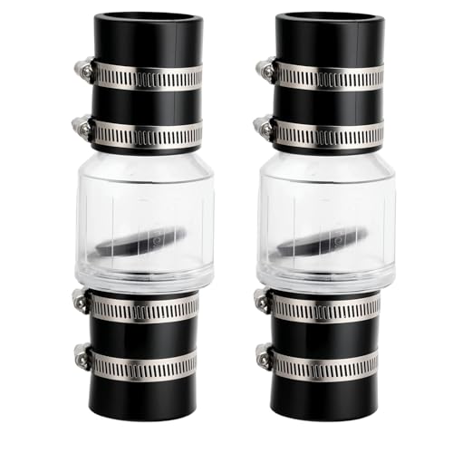 1-1/2 Inch Silent Sump Pump Check Valve, Spring-Loaded Quiet - Image 2