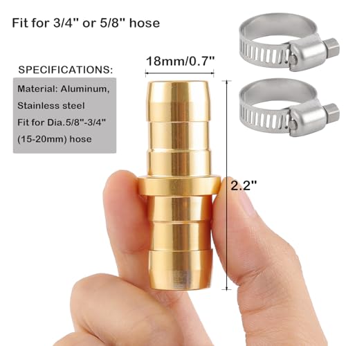 2 Pack Garden Hose Connector Repair Mender Kit | Hand Tools - Image 3