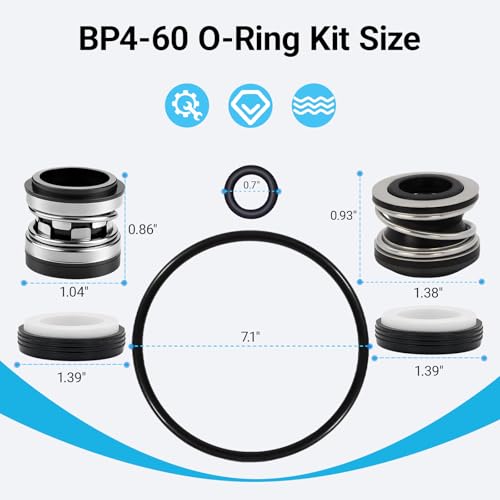 PB4-60 Booster Pump O-Ring Repair Seal Kit, Replacement | Home Repair - Image 3