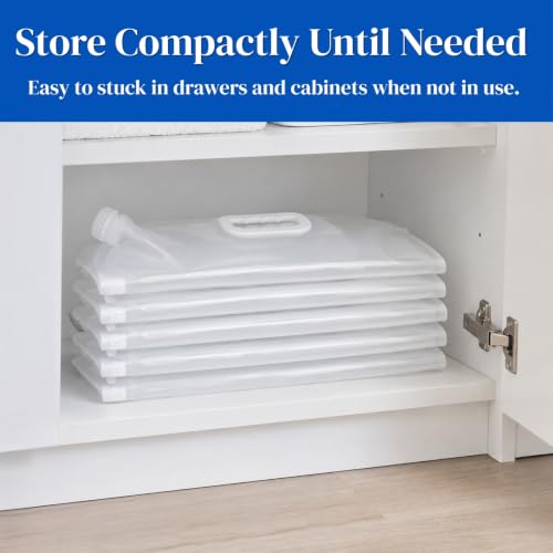 12 Pack 2.6 Gallon Water Storage Containers, Foldbale - Image 4