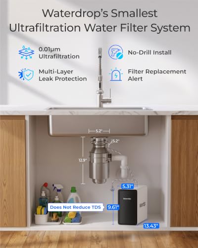 Waterdrop TSV-A 0.01μm Ultra Filtration Under Sink Water Filter - Image 3