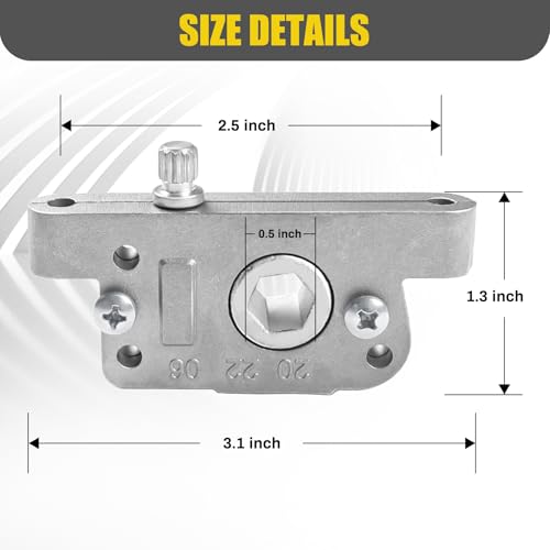 10A20281K1 RV Roof Fan Vent Cover Lid Lift Gear Operator - Image 3