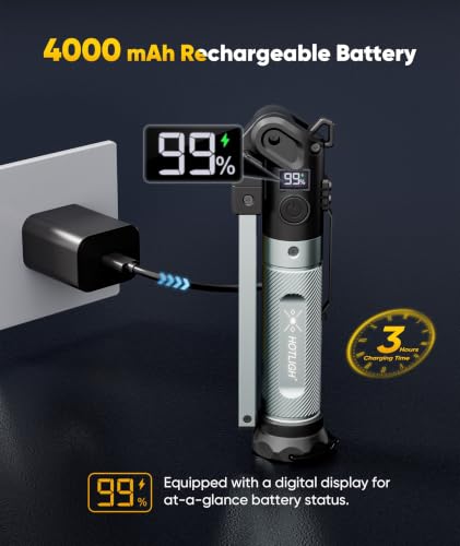 2Pack Magnetic Work Light,1500 LM Magnetic Flashlight - Image 4
