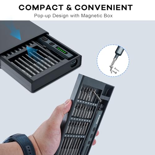 Mini Precision Electric Screwdriver 68 in 1 Small Screwdriver Set - Image 5