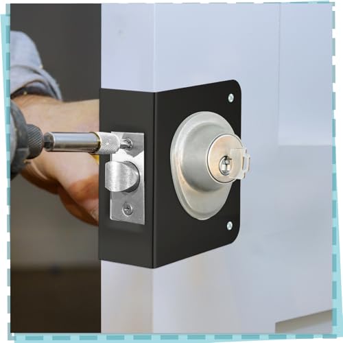 2 Pcs Lock and Door Reinforcement Plate 1-3/4-Inch Thick | Home Repair - Image 6