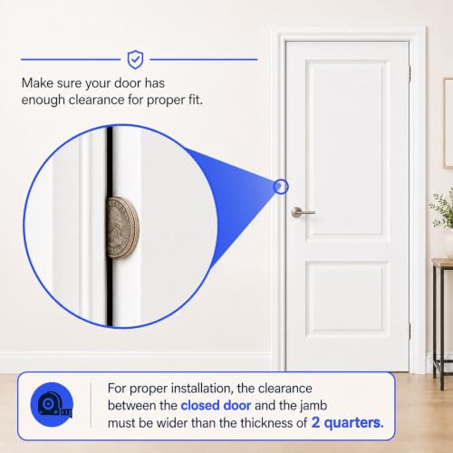 5-Piece Door Frame Reinforcement Kit, Anti Kick in Door Security - Image 7