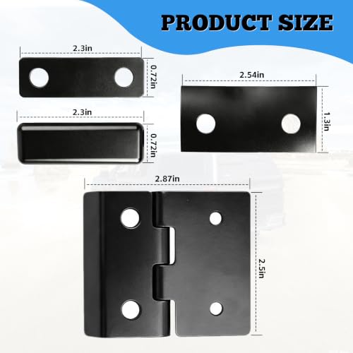 Hinge Outer Plate Repair Kit Replace for 710001 711513 - Image 3