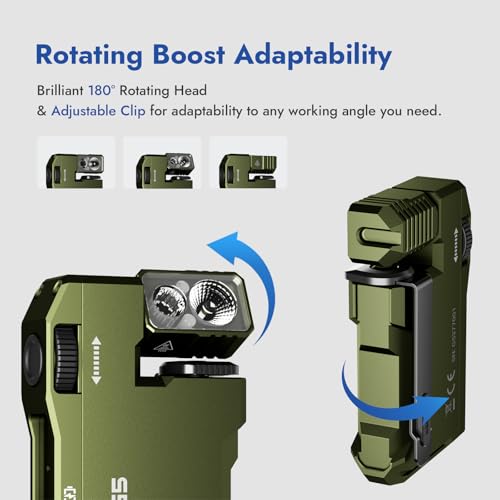 WUBEN G5 Rechargeable EDC Flashlight, Mini Flat Bright - Image 7