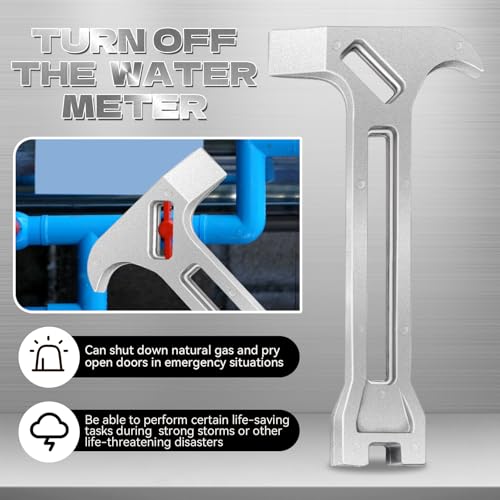 4-in-1 Emergency Tool – Gas & Water Shut Off Wrench | Hand Tools - Image 5