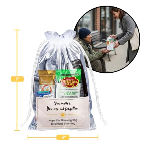 Pre-Assembled Homeless Care Packages 5-Pack, 14-Item Blessing - Image 4