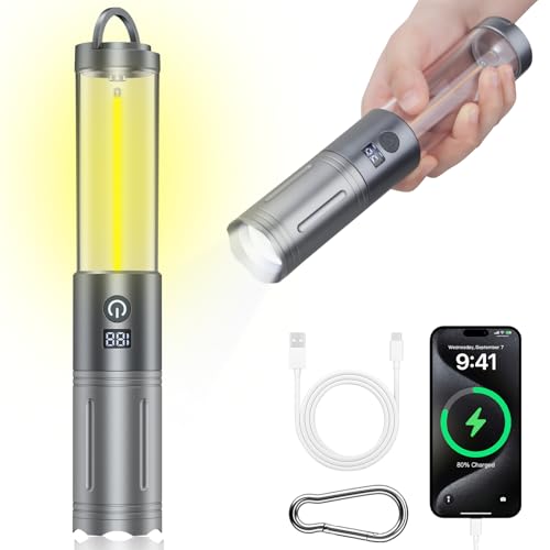 2 in 1 LED Camping Lantern, 2500mAh Rechargeable Camping Light - Image 2