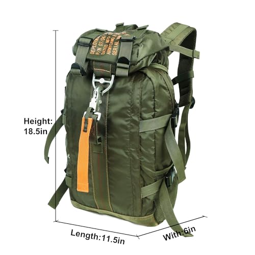 Tactical Flight Backpack, Lightweight Parachute Pack for Travel - Image 4