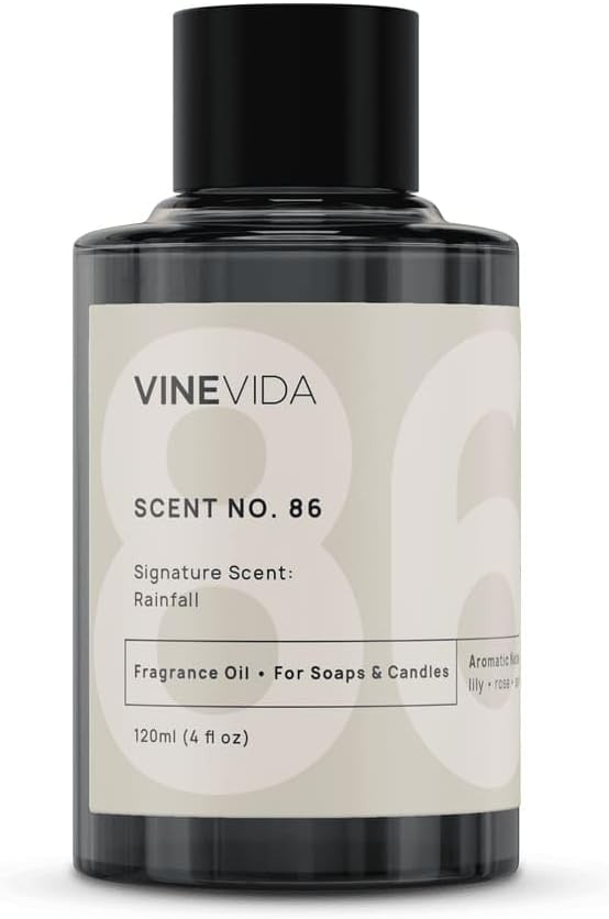 VINEVIDA [4oz] Scent No.86 Fragrance Oil for Candle Making and Soap Making - Premium Candle Scents for Soy Candles