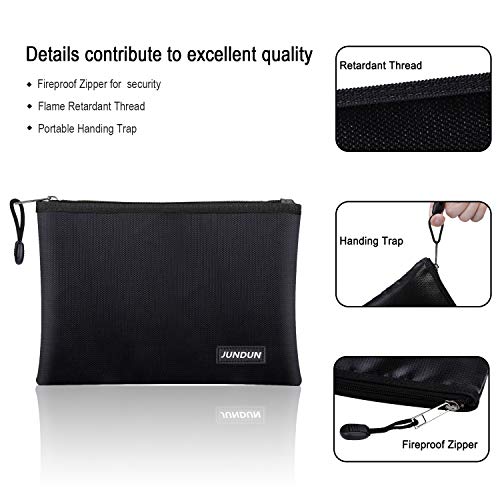 Fireproof Document Bags,14.2”x 10.0”Waterproof Fireproof - Image 5