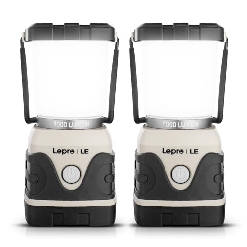 Lepro 1000LM Battery Powered LED Camping Lantern with 4 - Image 2