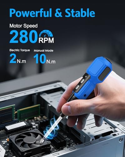 AMIR Power Screwdriver Cordless Rechargeable, Electric | Hand Tools - Image 3