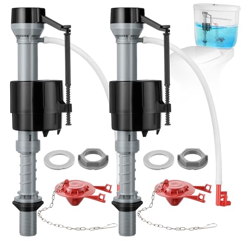 2 Sets Toilet Float Replacement Kit with 2 Inch Flapper - Image 2