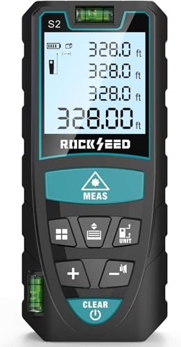 Laser Measure,RockSeed Digital Laser Distance Meter with 2 - Image 2