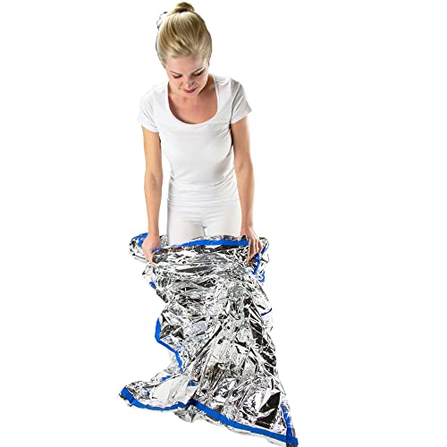 HealthyLine Emergency Mylar Thermal Sleeping Bag, 10-Pack - Image 5