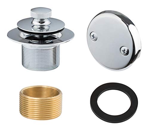 Lift & Turn Bathtub Drain Conversion Kit,Polished Chrome - Image 2