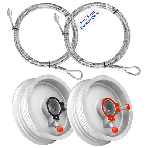 Garage Door Cables and Drums for 7 Ft Door, 8 Ft 6 Inch | Home Repair - Image 2