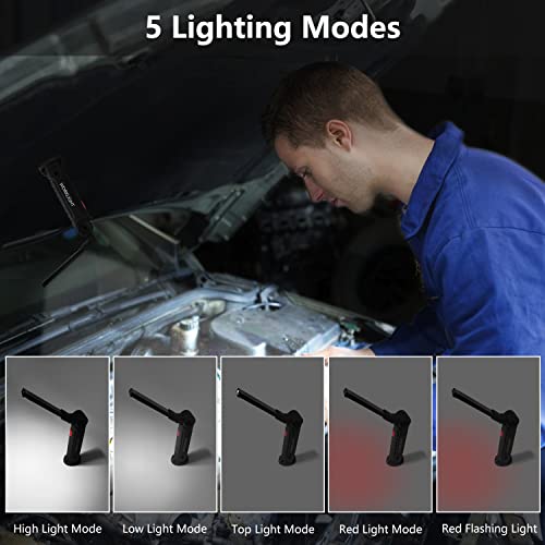 NODINIHU Working Light Portable, Rechargeable Work Lights - Image 3