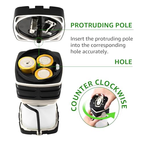 Lepro 1000LM Battery Powered LED Camping Lantern with 4 - Image 8