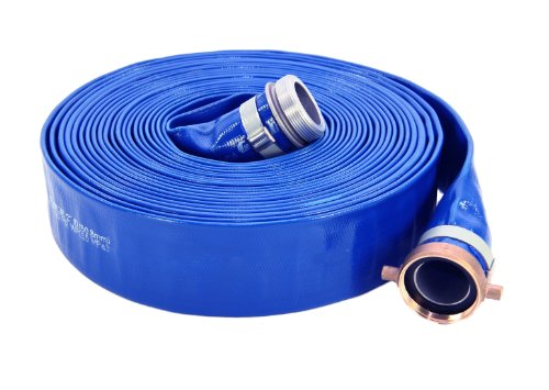 1147-2000-50 PVC Discharge Hose Assembly, Blue - Image 2