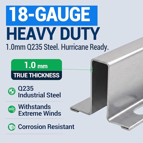 9FT Garage Door Strut Reinforcement Kit, Heavy Duty Steel - Image 5
